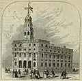 Temple de Nauvoo au XIXe siècle.