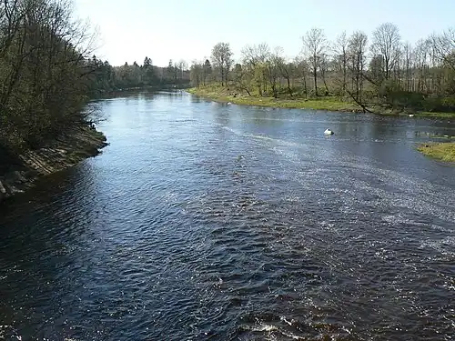 À la confluence de la rivière Pärnu