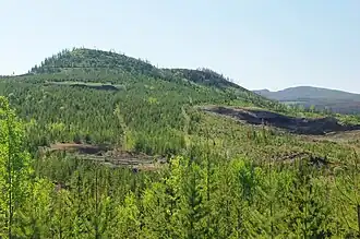Vue du cône Nazko.
