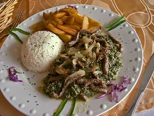 Ndolé camerounais.