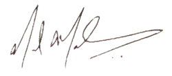 signature de Neal Mohan