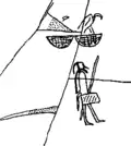 Assiette en schiste vert n° 37 découverte dans les galeries orientales sous la pyramide de Djéser,.