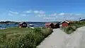 Nedgården - le centre de l'île avec un café.