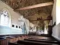La nef de l'église Saint-Denis.