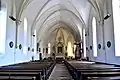 La nef de l’église Saint-Pierre-et-Saint-Paul.
