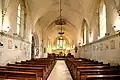 La nef de l'église Saint-Vigor.