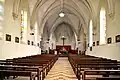 La nef de l'église Sainte-Honorine.