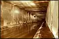 Une section moderne du tunnel
