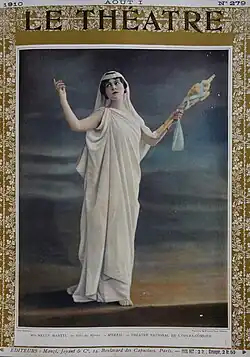 Nelly Martyl interprétant Myrtil, en 1910