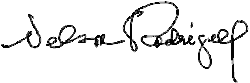 signature de Nélson Rodrígues
