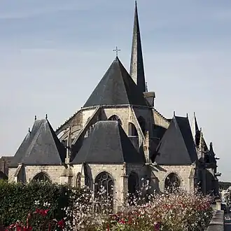 Chevet vu du pont.