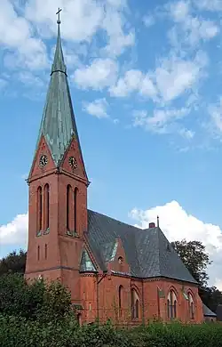 Evang.-luth. Dorfkirche in Kronprinzenkoog (1880–1883)