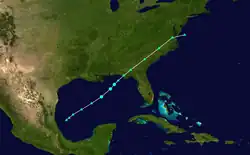 Trajectoire de Nestor.