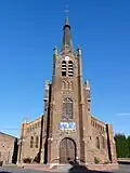 Église, façade.