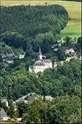 Vue aérienne du château