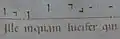 Notation musicale religieuse, Italie, XIe&nbsp;siècle.
