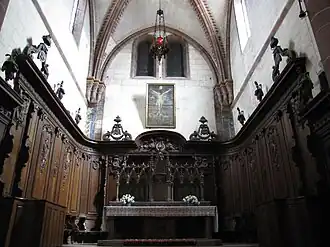 Chœur avec stalles (XVIIIe).