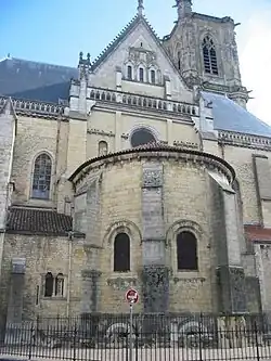 L'abside romane.