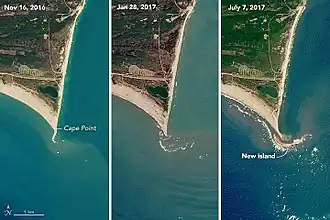 Shelly Island (photographies de la NASA).