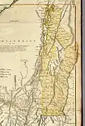 Les New Hampshire Grants inclus dans la Province du New Hampshire.