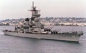 illustration de USS New Jersey (BB-62)