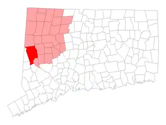 Localisation de New Milford