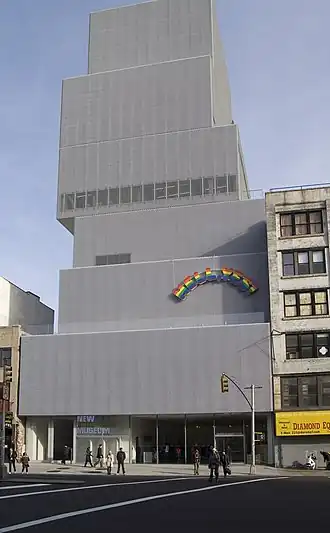 Le nouveau bâtiment du New Museum of Contemporary Art.