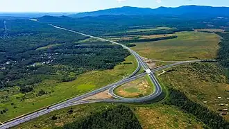 L'A370 en Extrême-Orient russe près de Khabarovsk.