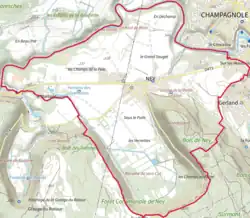 Carte topographique