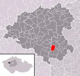 Localisation de Nezabudice