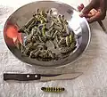 Ngala (Cirina forda) : une nourriture à haute teneur en protéines dans la cuisine congolaise.