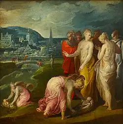Moïse sauvé des eaux, vers 1560, huile sur toile, musée du Louvre.