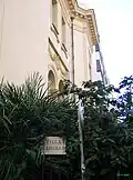 Villa Lairolle - Plaque nominative, rue d'Auzac.