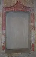 Niche du chœur de l'église.