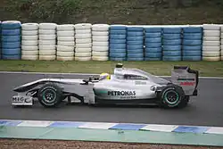 Nico Rosberg à Jerez en 2010