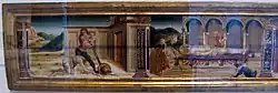 Partie gauche de la Prédelle du Palais Massimo alle Colonne, env.1575-1580