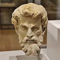Tête d'apôtre.