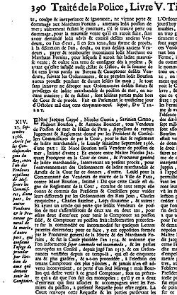 Savinien I de Cirano, vendeur de poisson de mer