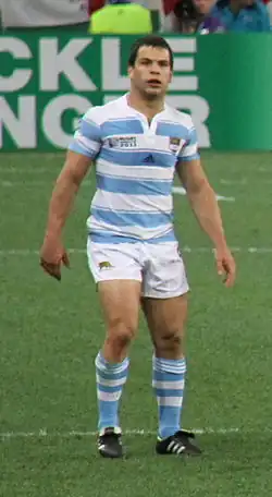 Nicolás Vergallo avec l'Argentine en 2011.