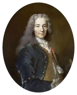 Portrait de Voltaire par Nicolas de Largillierre (vers 1724-1725)