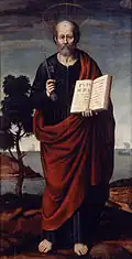 Saint Pierre, fin du XVIe&nbsp;siècle, musée des Beaux-Arts de Valence.