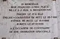 Plaque commémorative à l'église Saint-Martin de Niederbronn.