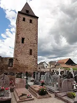 Glockenturm (XIIIe – XVIe&nbsp;siècle) : vestige de fortification.