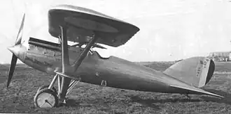 Vue de l'avion.