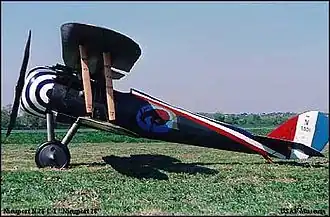 Vue de l'avion.