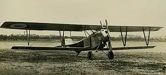 Vue de l'avion.