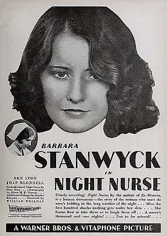 Description de l'image Night Nurse film MP831.jpg.