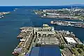 Le port de Niigata.