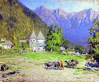 Krasnaïa Poliana. 1912.Musée des beaux-arts de Kalouga.