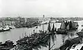 Vue de la concession étrangère de Jiangbei à Ningbo, vers 1925